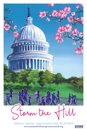 Take a Stand&##x21; Storm the Hill and take on that 24&##x25; Military Spouse Unemployment Rate by Sue Hoppin
