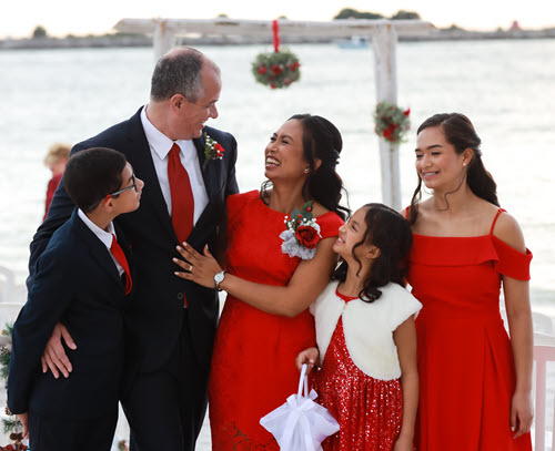 One of my favorite family photos taken in December 2021 at my brother&##x27;s wedding by VR Vision &##x28;Clearwater, FL&##x29;.